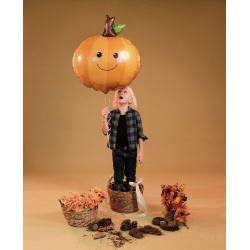 Шар фигура Веселая тыква на Хэллоуин