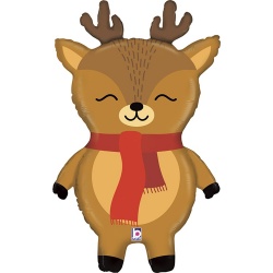 Шар фигура Олень с шарфом