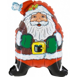 Шар фигура Супер Дед Мороз