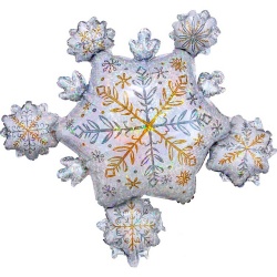 Шар-фигура Снежинки узорные