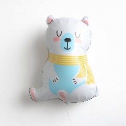 Шар фигура Белый мишка