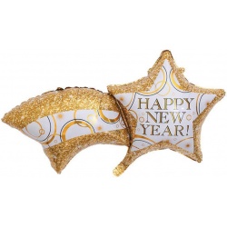 Шар фигура Счастливого Нового Года комета
