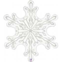 Шар фигура Снежинка Прозрачный