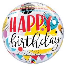 Шар BUBBLE 22 Гирлянда-вымпел и круги