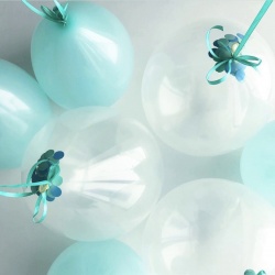 Шарики под потолок Конфетти Тиффани 50 шт