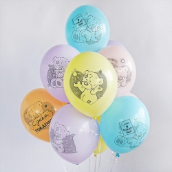 Облако шаров с гелием Me To You С Днем Рождения 25 шт