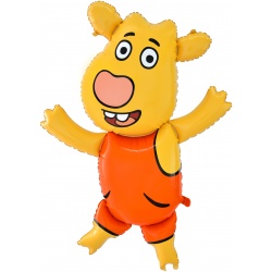 Шар Фигура Оранжевая корова Боря