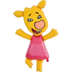 Шар Фигура Оранжевая корова Зоя