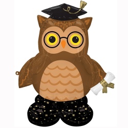 Ходячий шар AIR Сова шапочка выпускника