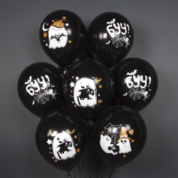 Облако шаров с гелием Милые Привидения 10 шт