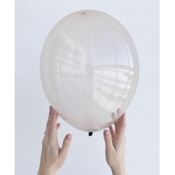 Шар Bubble серый