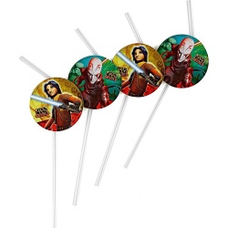 Трубочка д/к Звездные войны Мятеж 6шт