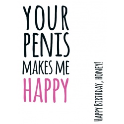 Открытка Penis