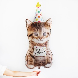 Шар фигура Котёнок в колпаке