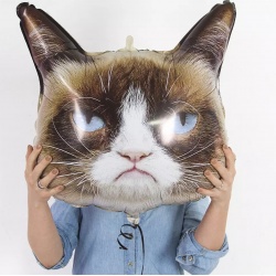 Шар фигура Сердитая Кошка