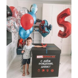 Коробка с шарами Spider-man