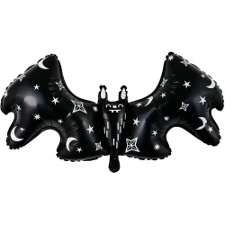 Шар фигура Мышь летучая серебряные звездочки