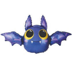Шар фигура Летучая мышь фиолетовая