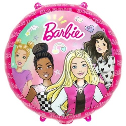Шар 18 Круг Барби с подругами