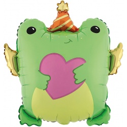 Шар фигура Лягушка с сердечком