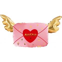 Шар фигура Люблю, Письмо Валентинка