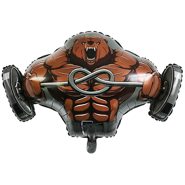 Шар фигура Медведь Качок