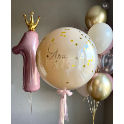 Композиция «Золото и зефир»