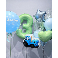 Готовое решение «Синий трактор в поле»